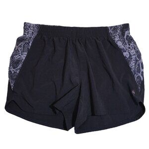 HPE Black Elite Lightweight Running Workout Gym Shorts